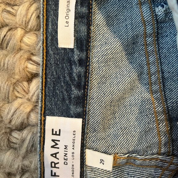 FRAME Le Original Wetherly mix jeans - Never worn! - Size 28 - Picture 6 of 6